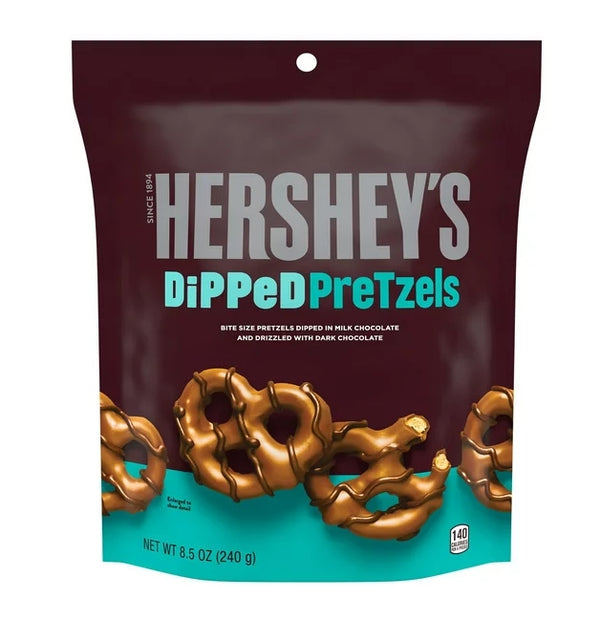 HERSHEY MILK CHOCOLATE PRETZELS