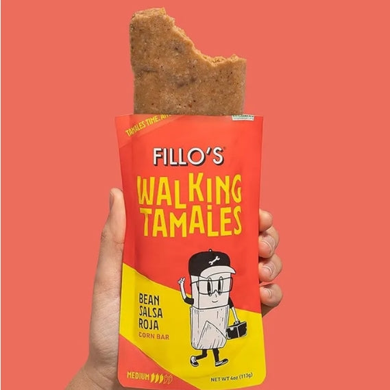 FILLO'S WALKING TAMALES BEAN SALSA ROJA