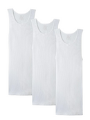 FRUIT OF THE LOOM TAGLESS TANK TOPS - 3PACK