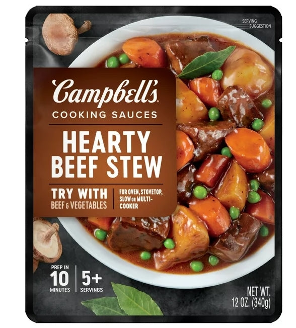 CAMPBELL'S COOKING SAUCES - HEARTY BEEF STEW