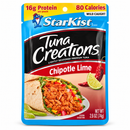 STARKIST TUNA CREATIONS CHIPOTLE LIME LIGHTLY SEASONED PREMIUM TUNA