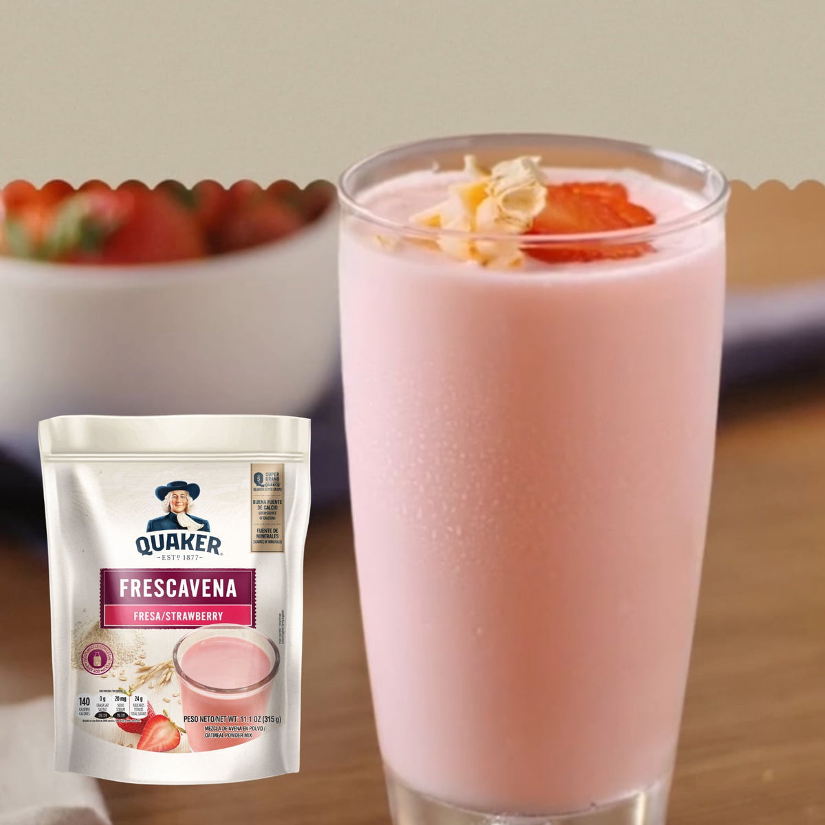 QUAKER FRESCAVENA FRESA/STRAWBERRY, Approved for NYS Inmate Care
