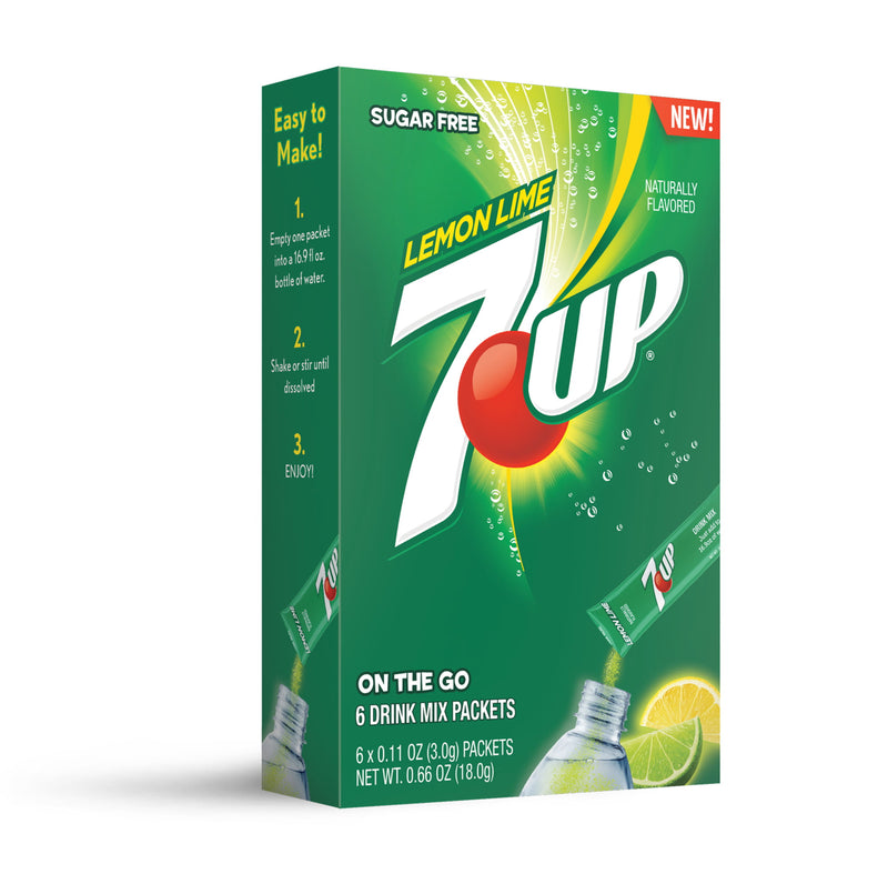 7UP TO GO PACKETS LEMON LIME