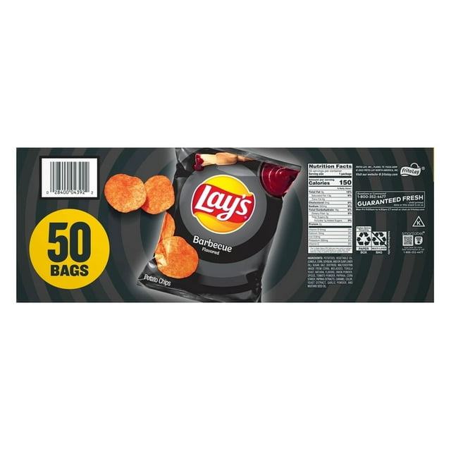 LAY'S BBQ CHIPS (50 PACK)