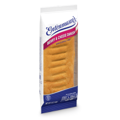 ENTENMANN'S BERRY & CHEESE DANISH, 6 PACK