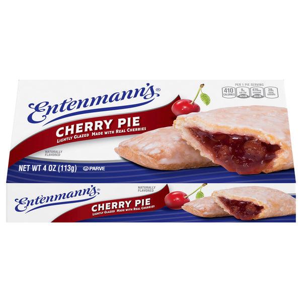 ENTENMANN'S SNACK PIE CHERRY LIGHTLY GLAZED, 12 PK