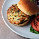 AMYLU CARAMALIZED ONION & AGED WHITE CHEDDAR CHICKEN BURGER (4 PACK)