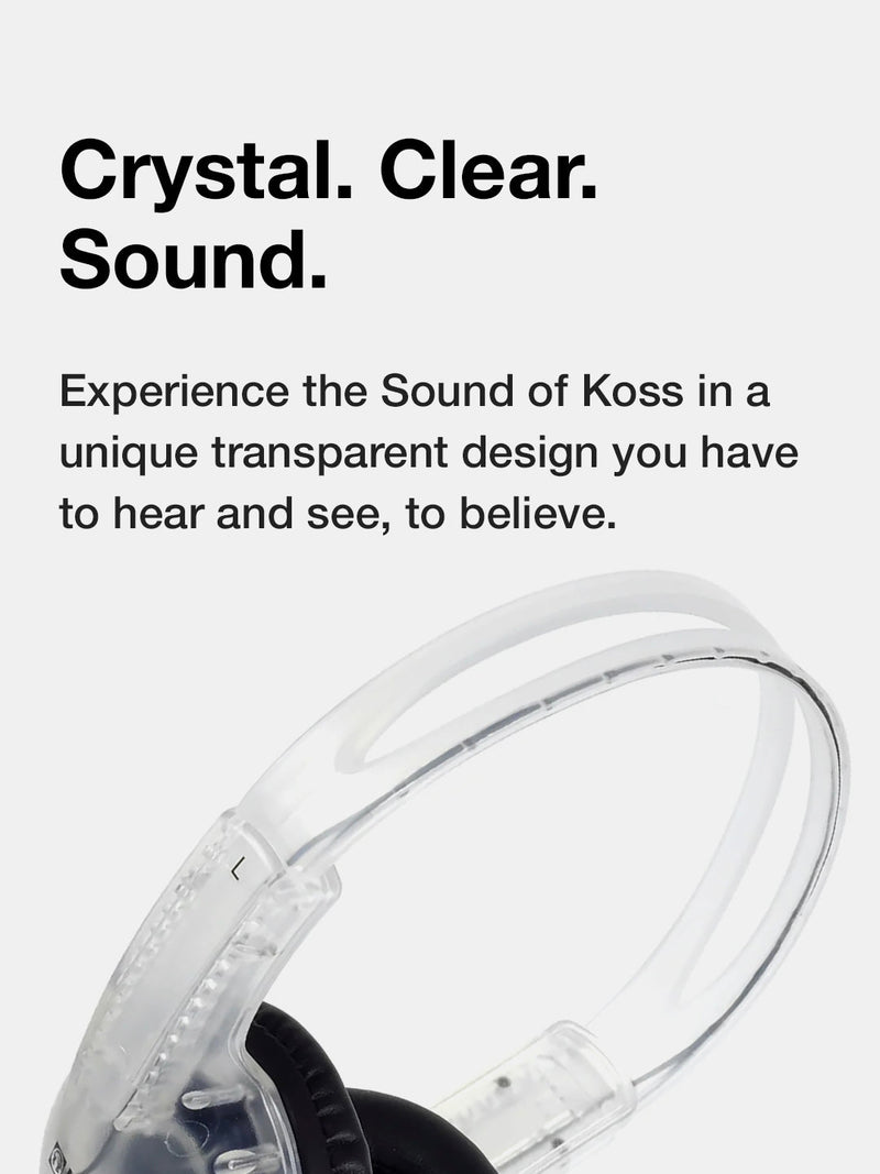 KOSS CL-5i CLEAR STEREO HEADPHONES W MIC