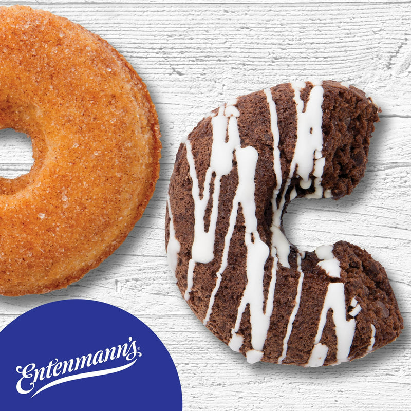 ENTENMANN'S DOUBLE CHOCOLATE CHIP DONUT, 2 PACK