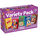 KELLOG'S ASSORTED CEREAL VARIETY PACK (25 PK)