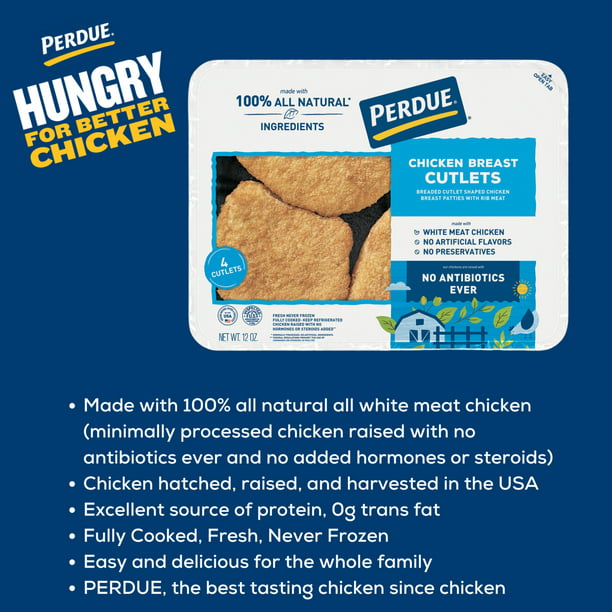 PERDUE CHICKEN BREAST CUTLETS (3 PACKS)