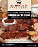 BIG SHOULDERS SMOKEHOUSE BONELESS PORK RIBS - ORIGINAL BBQ SAUCE