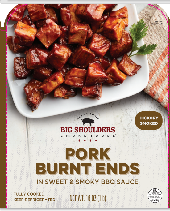 BIG SHOULDERS SMOKEHOUSE PORK BURNT ENDS