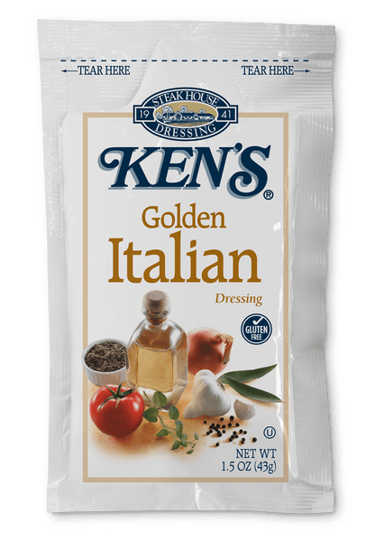 KEN'S GOLDEN ITALIAN DRESSING (4 PACKETS), Approved for NYS Inmate Care  Packages. Next Day Shipping – Emmas Premium Services