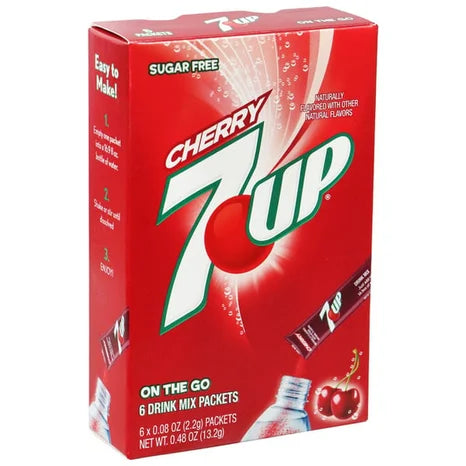 7UP TO GO PACKETS CHERRY