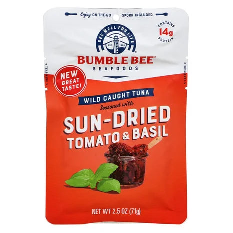 BUMBLE BEE TUNA - SUNDRIED TOMATO & BASIL