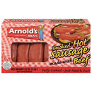 ARNOLDS (CAROLINE) SMOKED HOT BEEF SAUSAGE