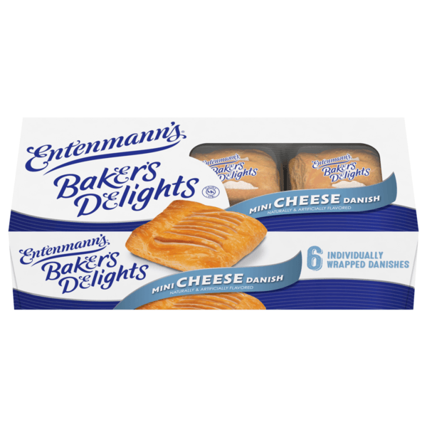 ENTENMANN'S CHEESE DANISH, 6 PACK