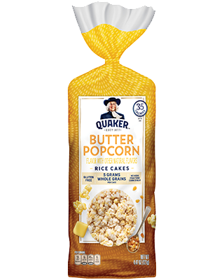 QUAKER BUTTER POPCORN RICE CAKES