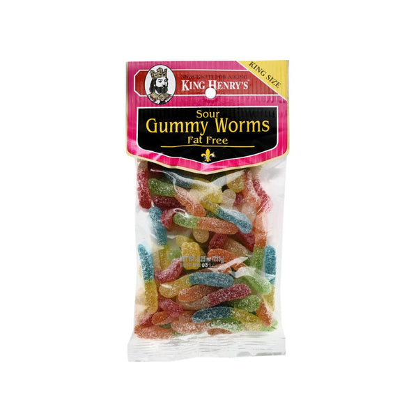 KING HENRY'S SOUR GUMMY WORMS