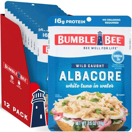 BUMBLE BEE TUNA - WILD CAUGHT ALBACORE (12 PACK)