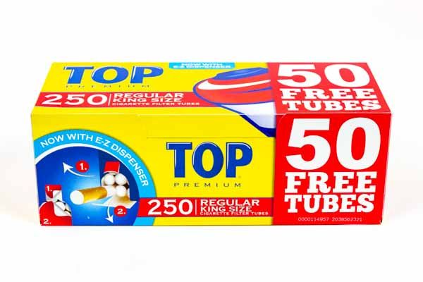 TOP POUCH CIGARETTE TOBACCO KING SIZE REGULAR - 250 PACK