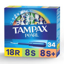 TAMPAX PEARL 34 CT