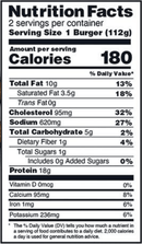 AMYLU CARAMALIZED ONION & AGED WHITE CHEDDAR CHICKEN BURGER (4 PACK)