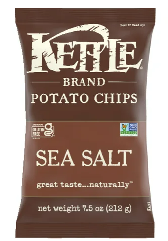 KETTLE BRAND POTATO CHIPS - SEA SALT