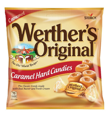 WERTHER'S ORIGINAL CARAMEL HARD CANDIES