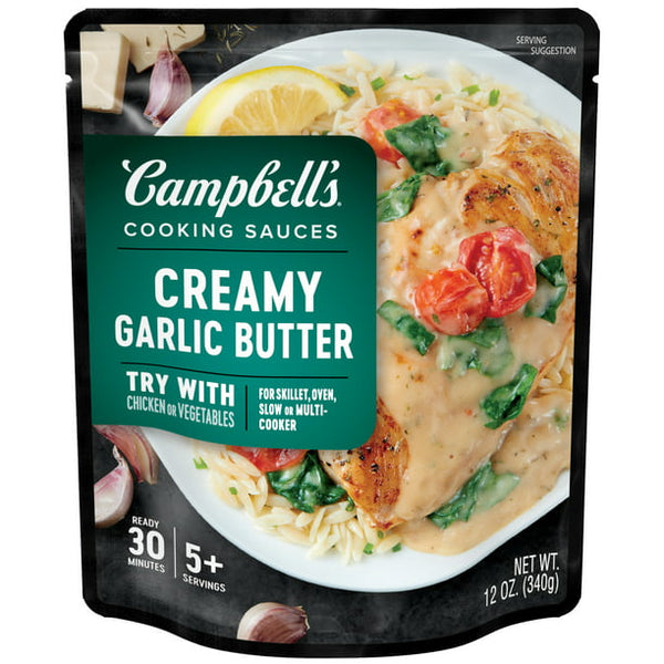 CAMPBELL'S COOKING SAUCES - CREAMY GARLIC BUTTER CHICKEN