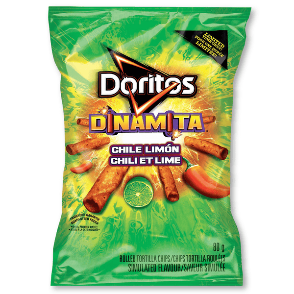 DORITOS DINAMITA ROLLED CHILE LIMON - Emma's Premium Inmate Care Package Services 
