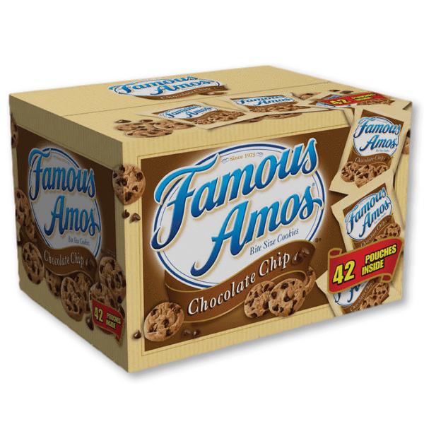 FAMOUS AMOS CHOCOLATE CHIP COOKIES (42 PACKS) - Emma's Premium Inmate Care Package Services 