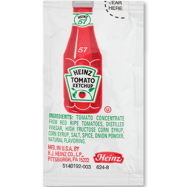 HEINZ KETCHUP INDIVIDUAL PACKETS (15 PACKETS) - Emma's Premium Inmate Care Package Services 