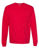JERZEES LONG SLEEVE POCKET T SHIRT - Emmas Premium Services