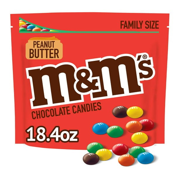 M&M'S PEANUT BUTTER CANDIES - FAMILY SIZE