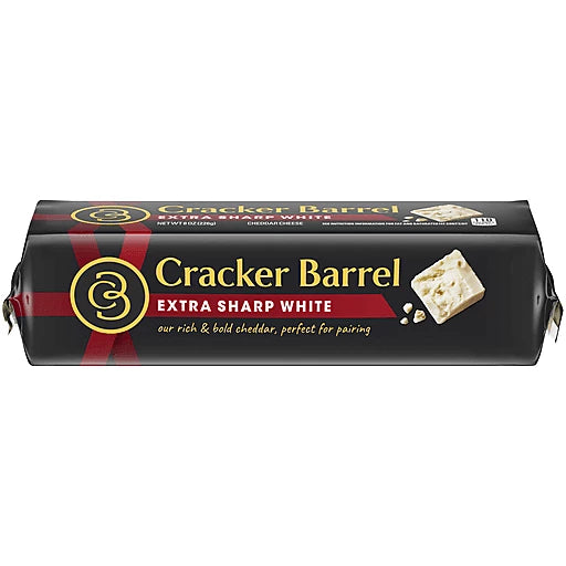 CRACKER BARREL BLOCK EXTRA SHARP WHITE CHEDDAR CHEESE