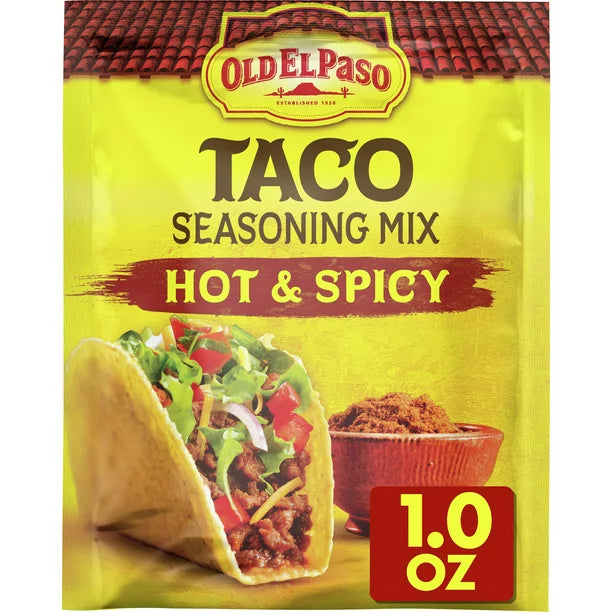 OLD EL PASO TACO SEASONING - HOT & SPICY